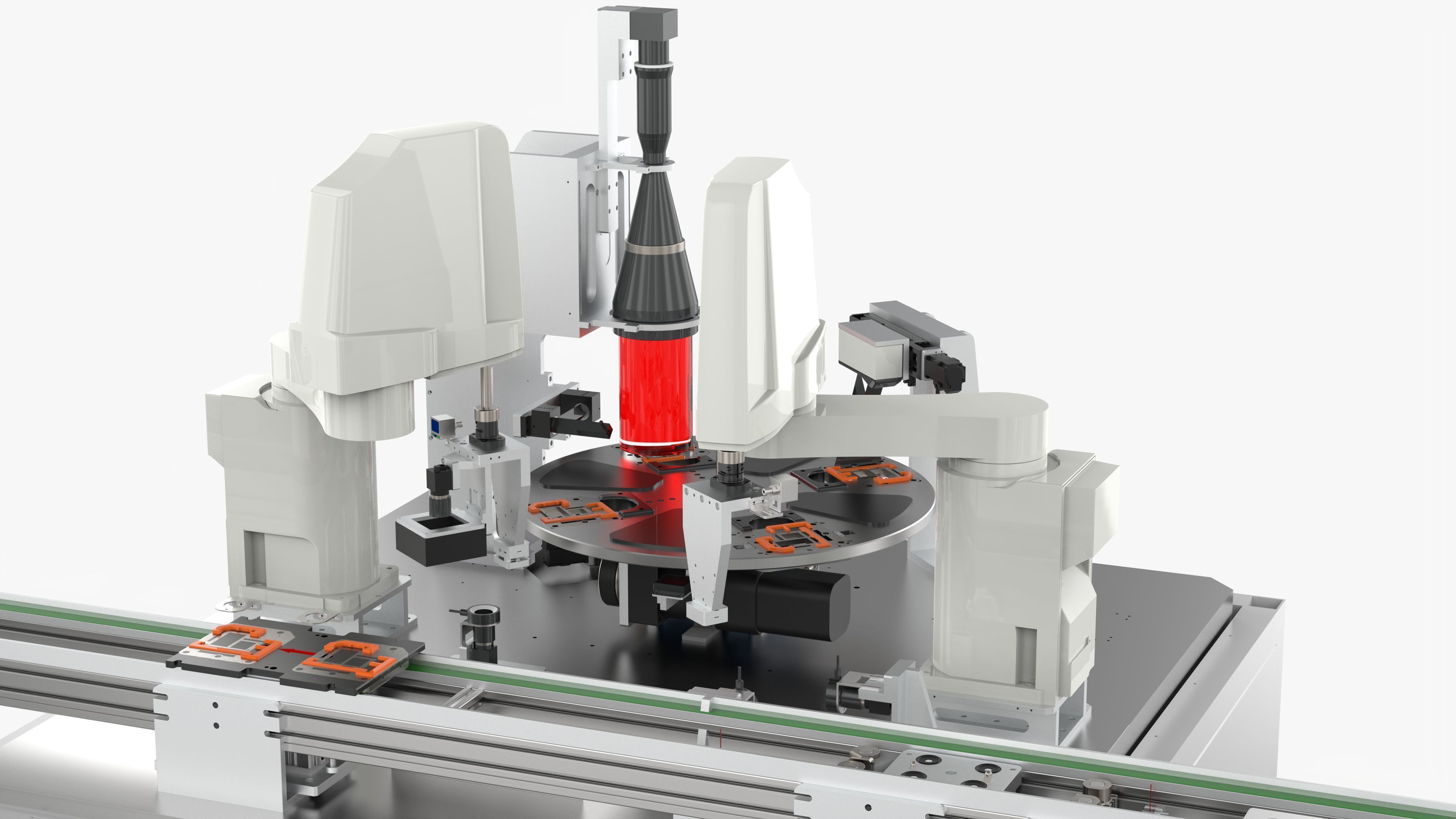 Automatic Mobile Phone Battery Testing Machine 3D model_12