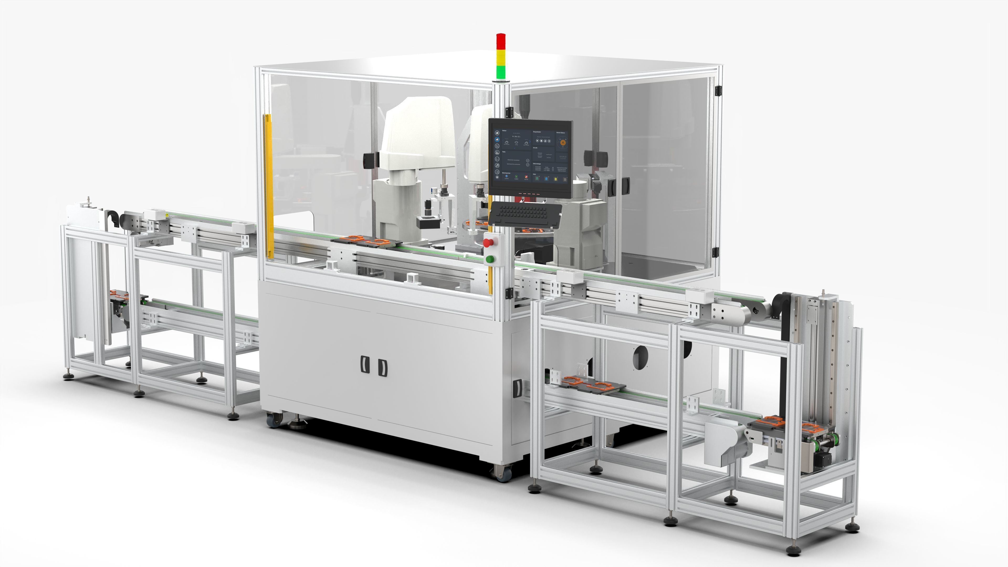 Automatic Mobile Phone Battery Testing Machine 3D model_5