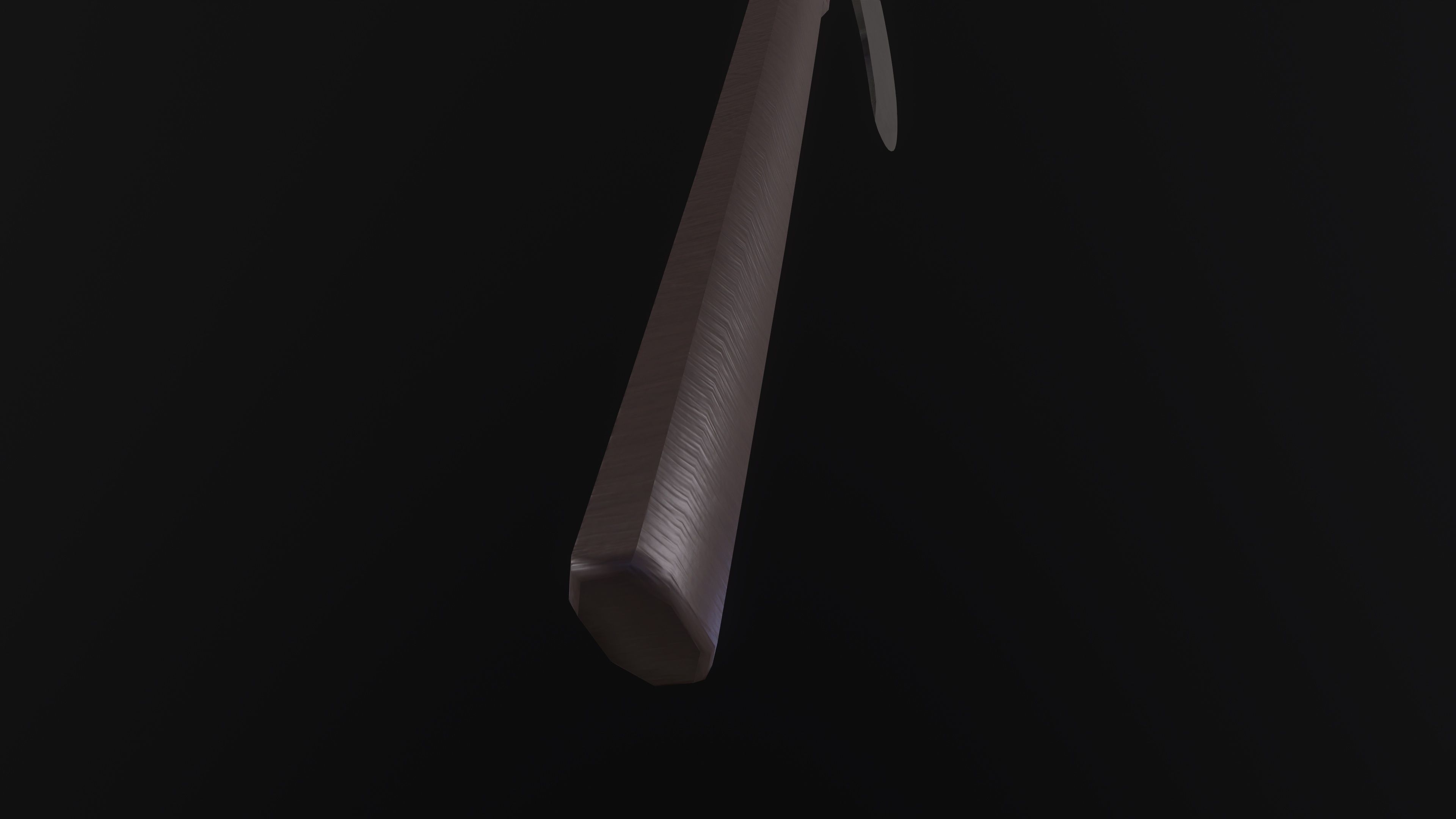 Axe of Giovanni Battista Bugatti - Papal Executioner Low-poly 3D model_11
