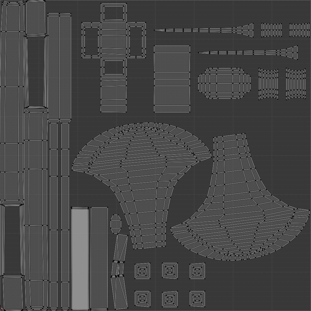 Axe of Giovanni Battista Bugatti - Papal Executioner Low-poly 3D model_16