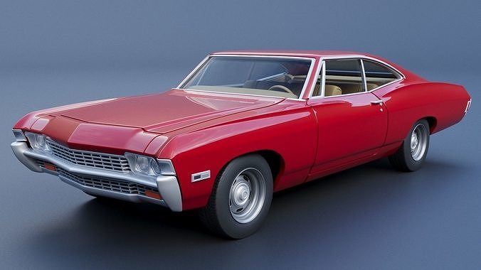 Chevrolet Impala 1968 3D print model 3