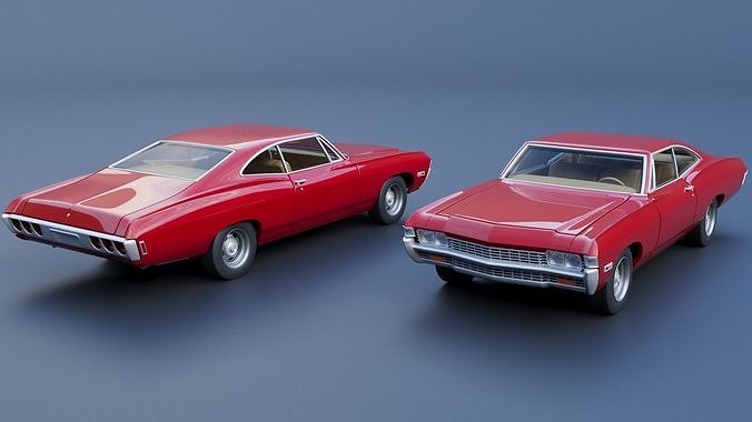 Chevrolet Impala 1968 3D print model 2