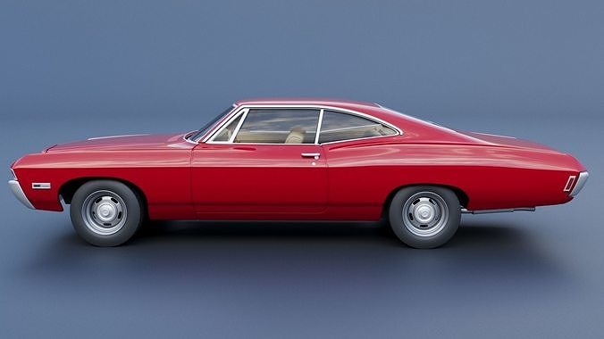 Chevrolet Impala 1968 3D print model 4
