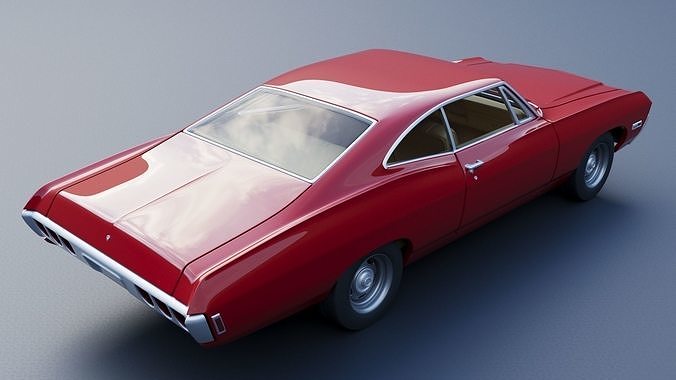 Chevrolet Impala 1968 3D print model 7