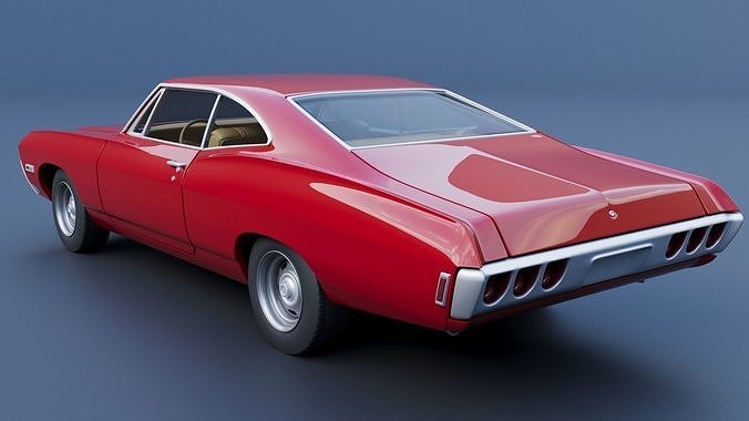 Chevrolet Impala 1968 3D print model 5