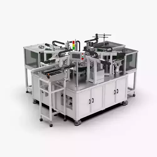 Automatic Electric Push Rod Inner Tube Assembly Machine 3D model