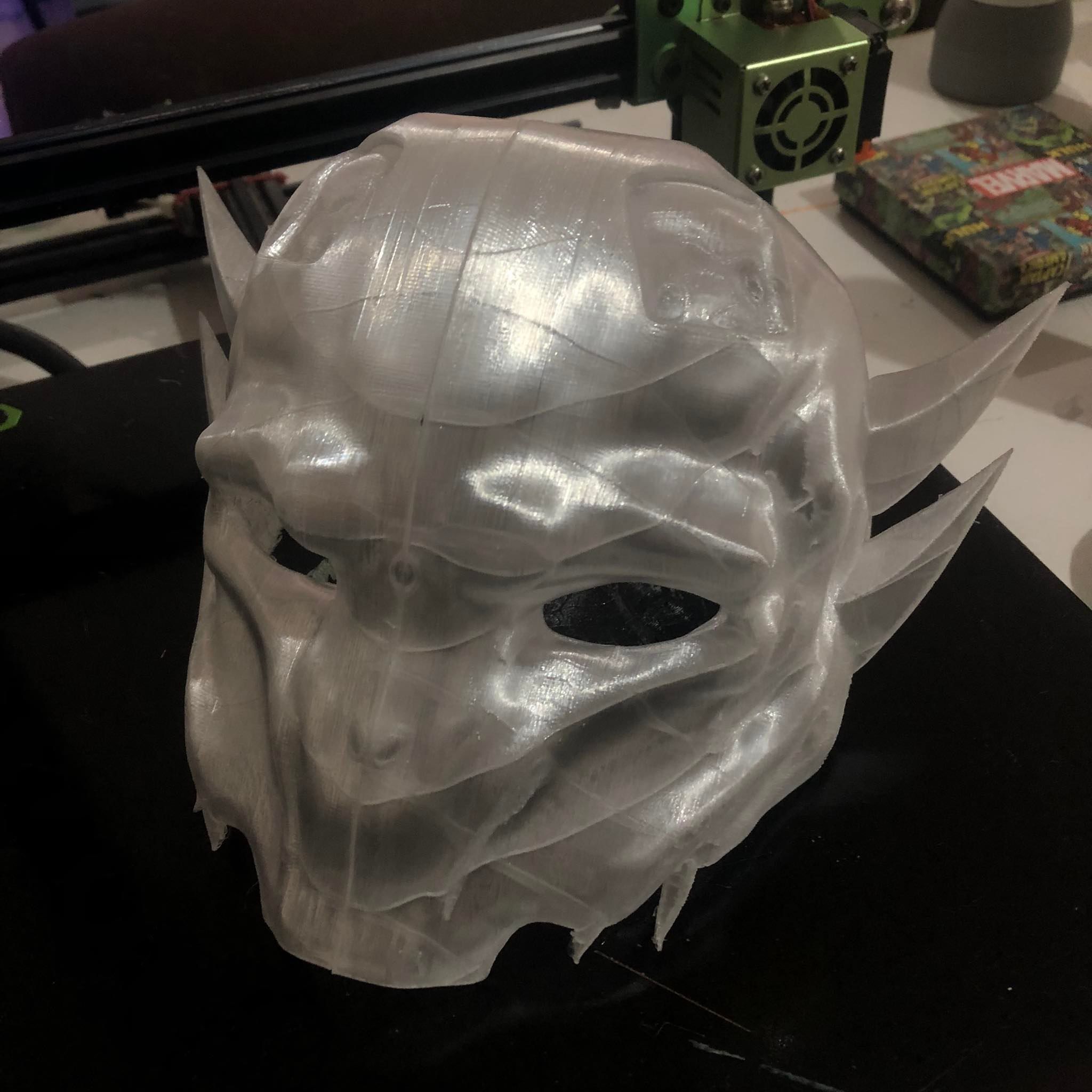 MASCARA DE DEMONIO ONI - MASKED ONI 3D print model_2