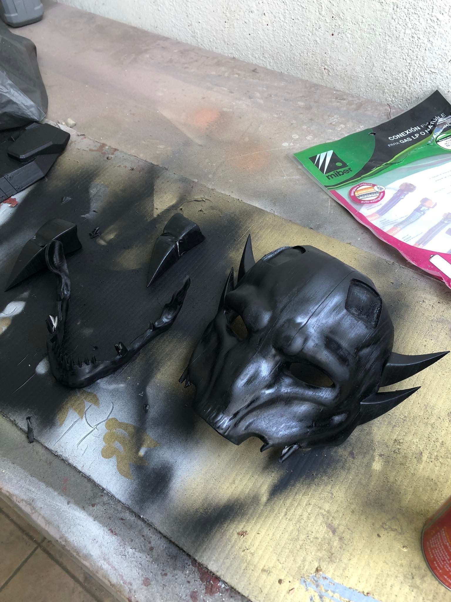 MASCARA DE DEMONIO ONI - MASKED ONI 3D print model_4