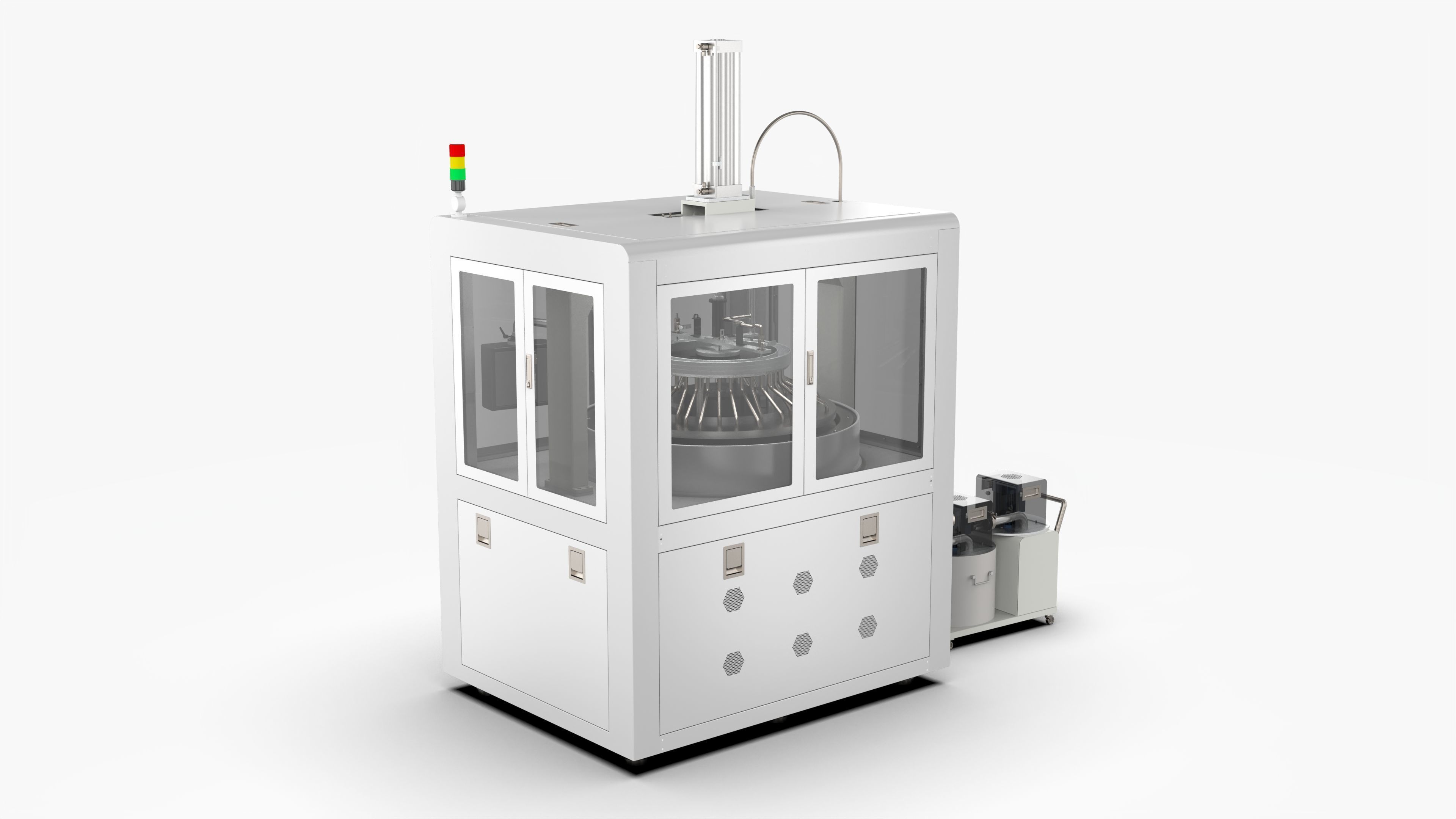 Automatic High Precision Glass Polishing Machine 3D model_3