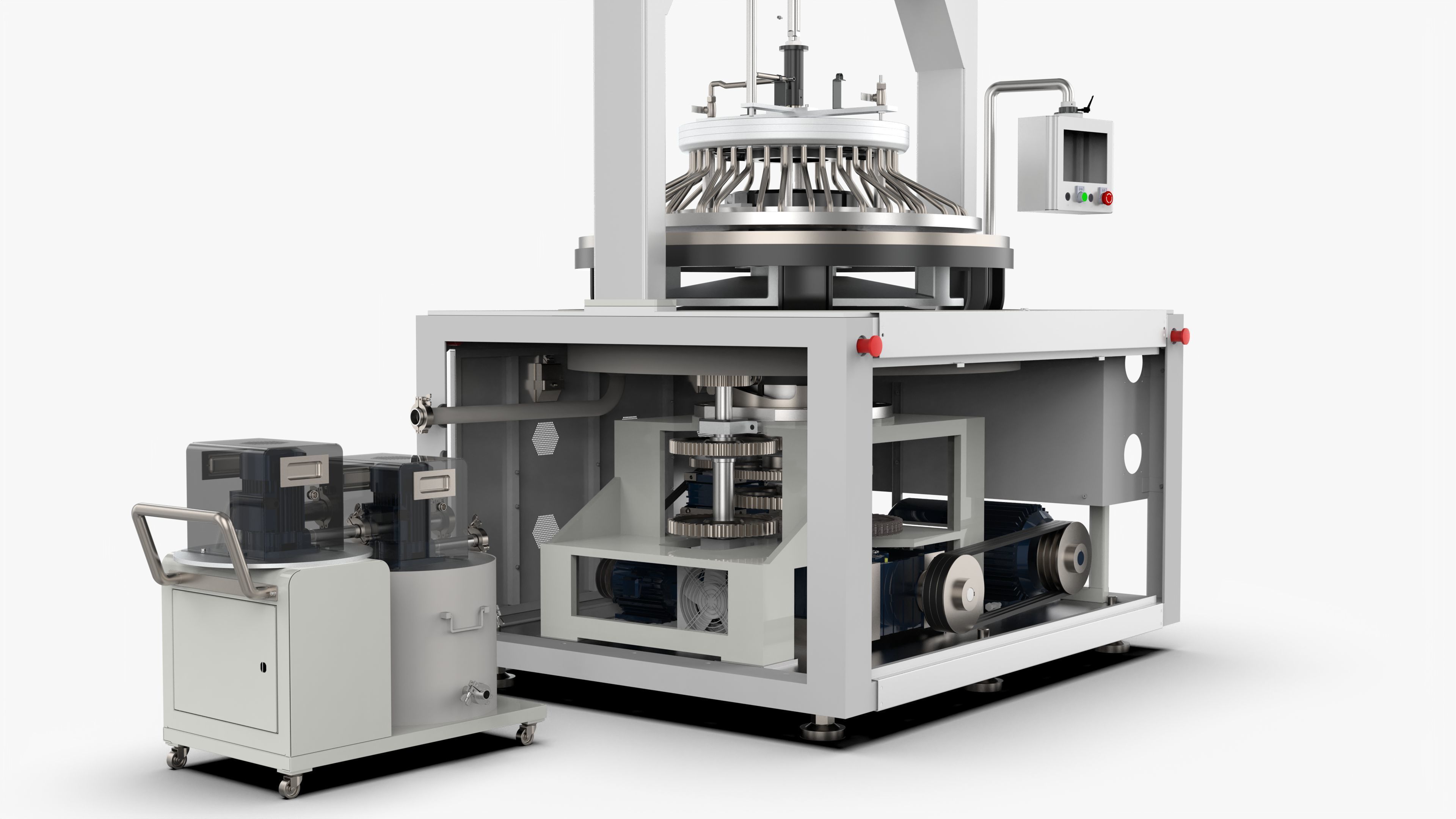 Automatic High Precision Glass Polishing Machine 3D model_13