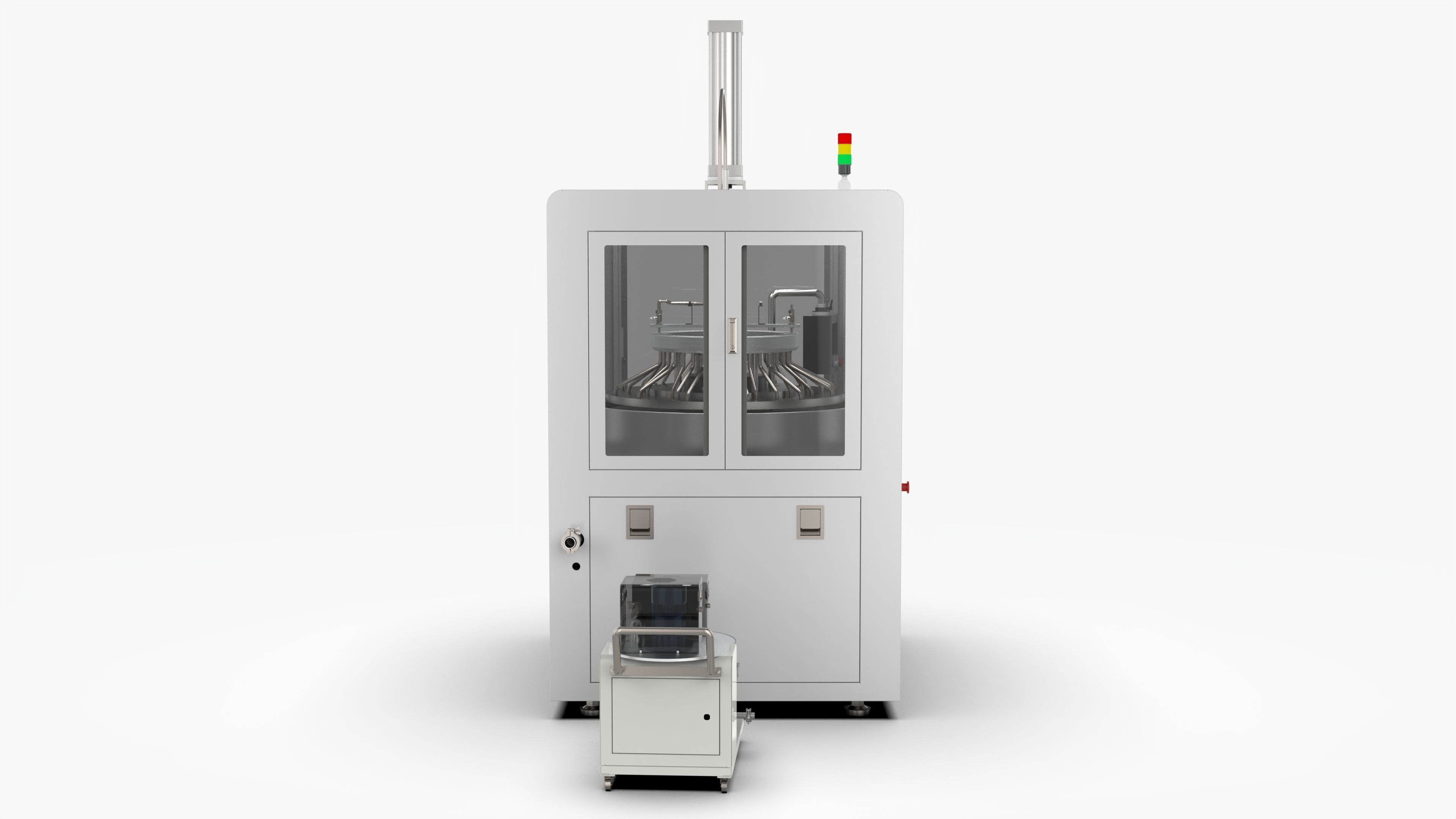 Automatic High Precision Glass Polishing Machine 3D model_6