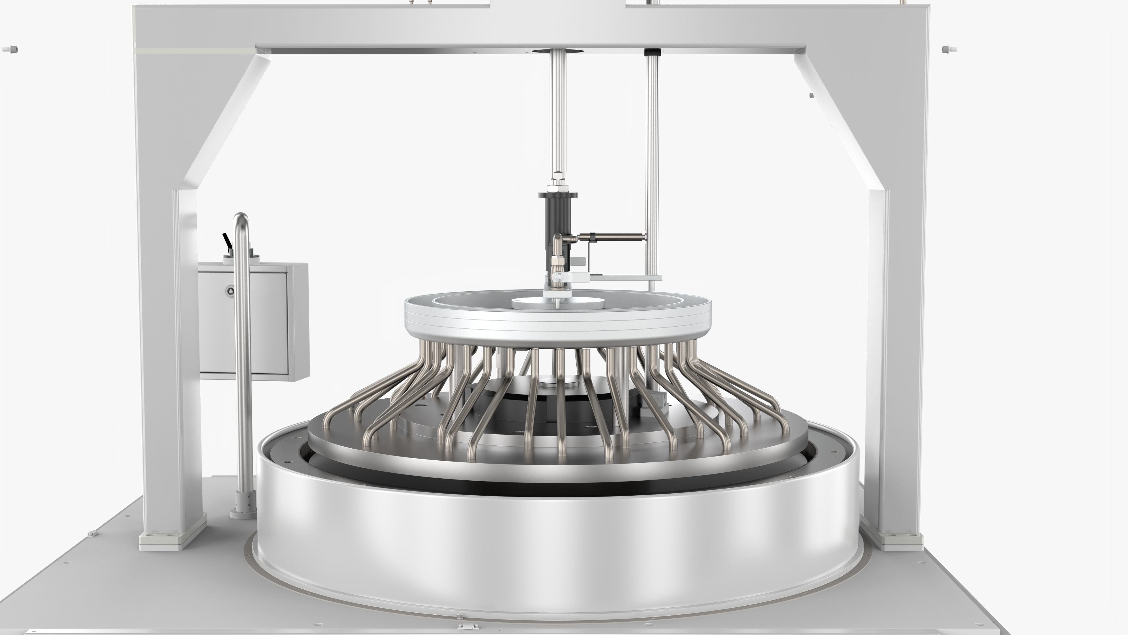 Automatic High Precision Glass Polishing Machine 3D model_10