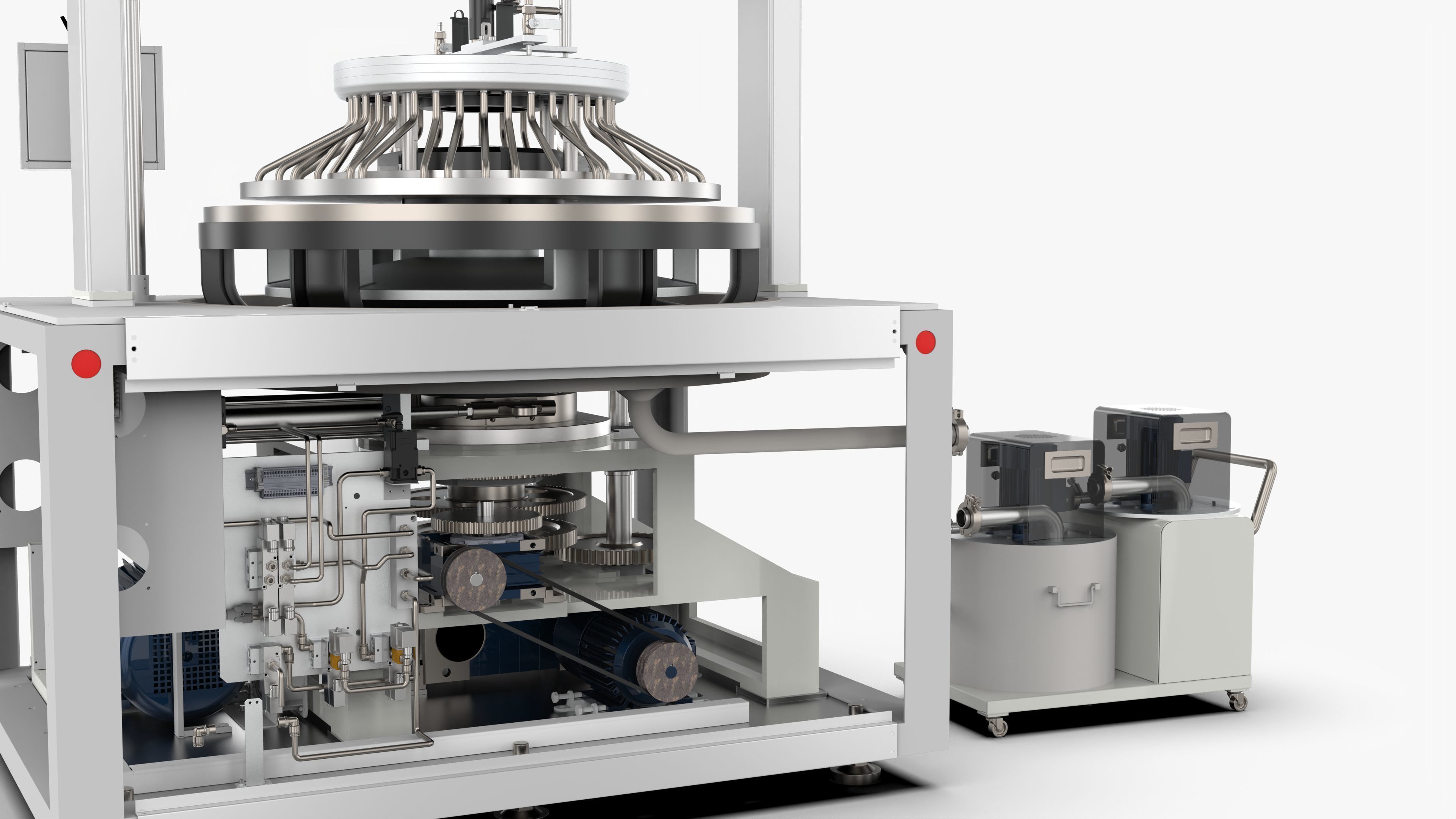 Automatic High Precision Glass Polishing Machine 3D model_14