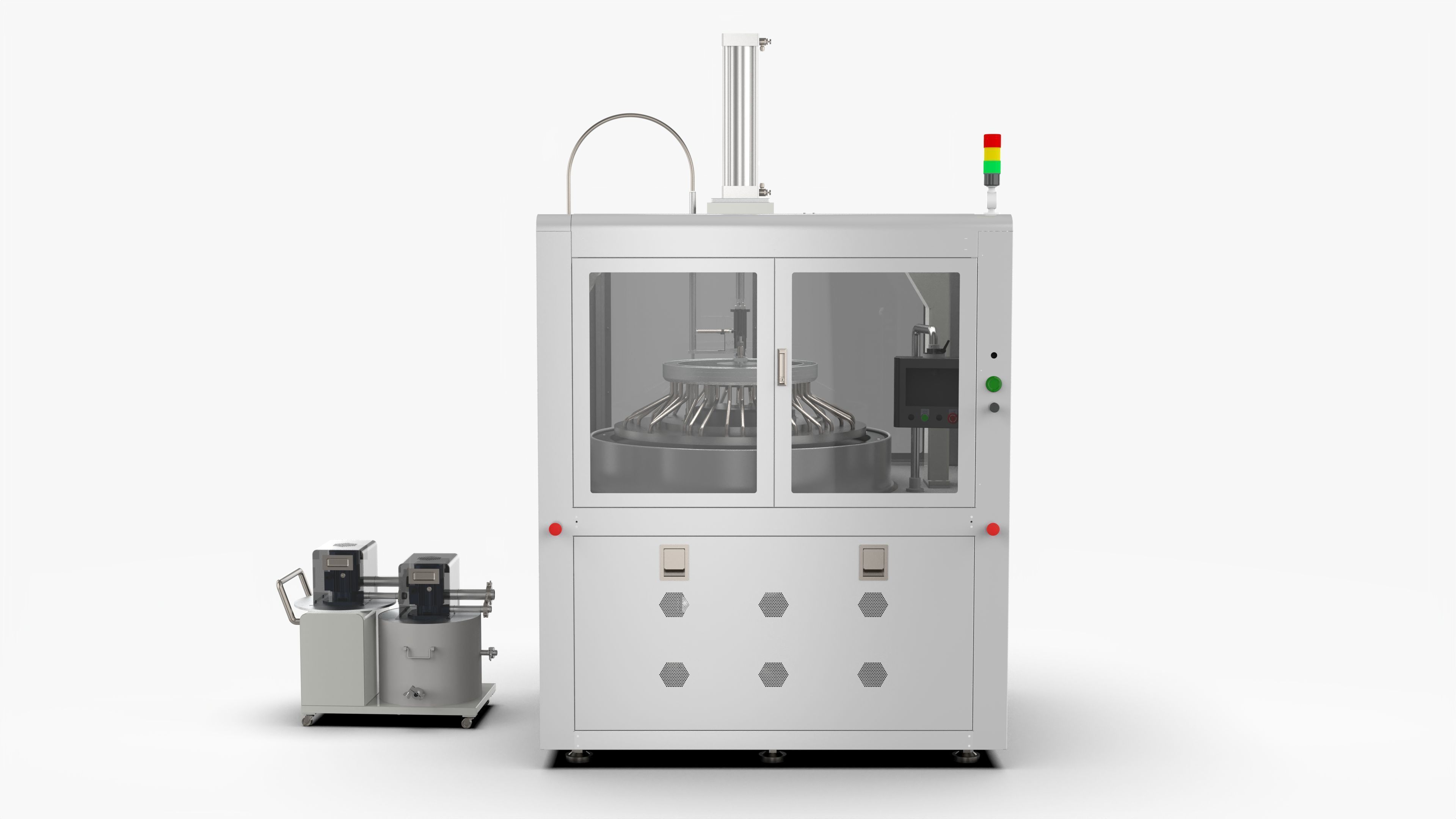 Automatic High Precision Glass Polishing Machine 3D model_5