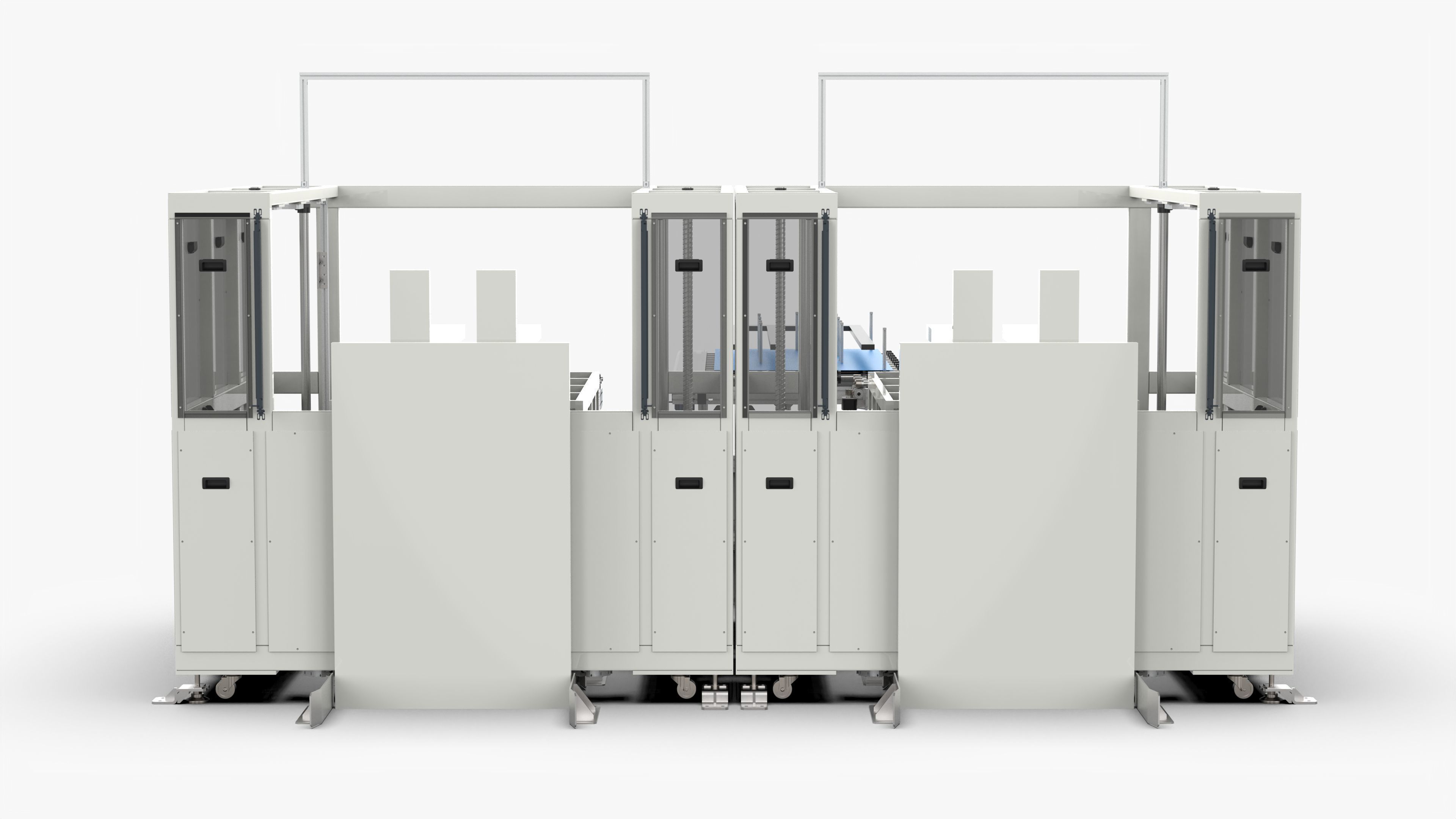 Automatic Panel Cassette Lifting and Transfer Machine 3D model_8