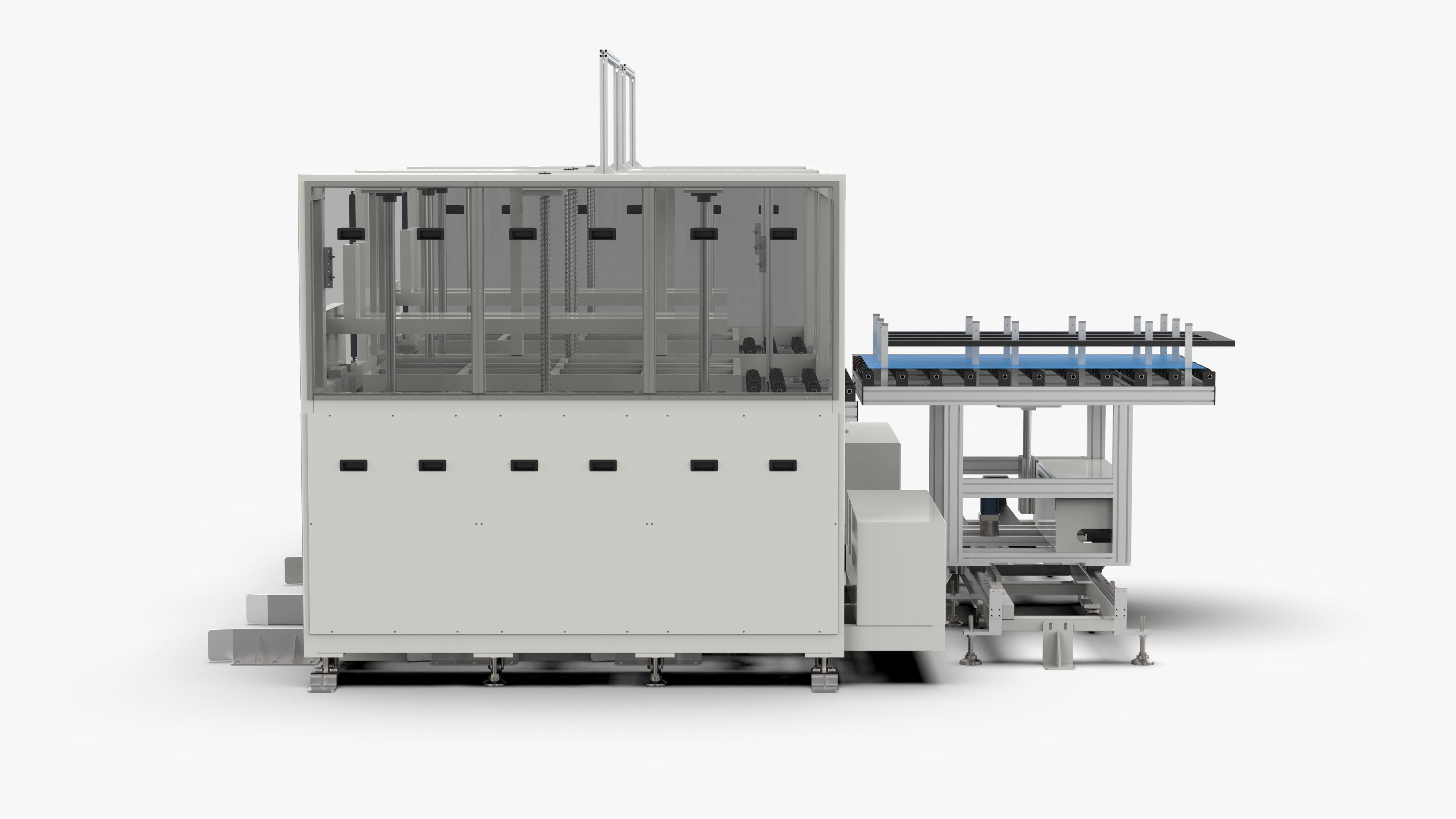 Automatic Panel Cassette Lifting and Transfer Machine 3D model_9