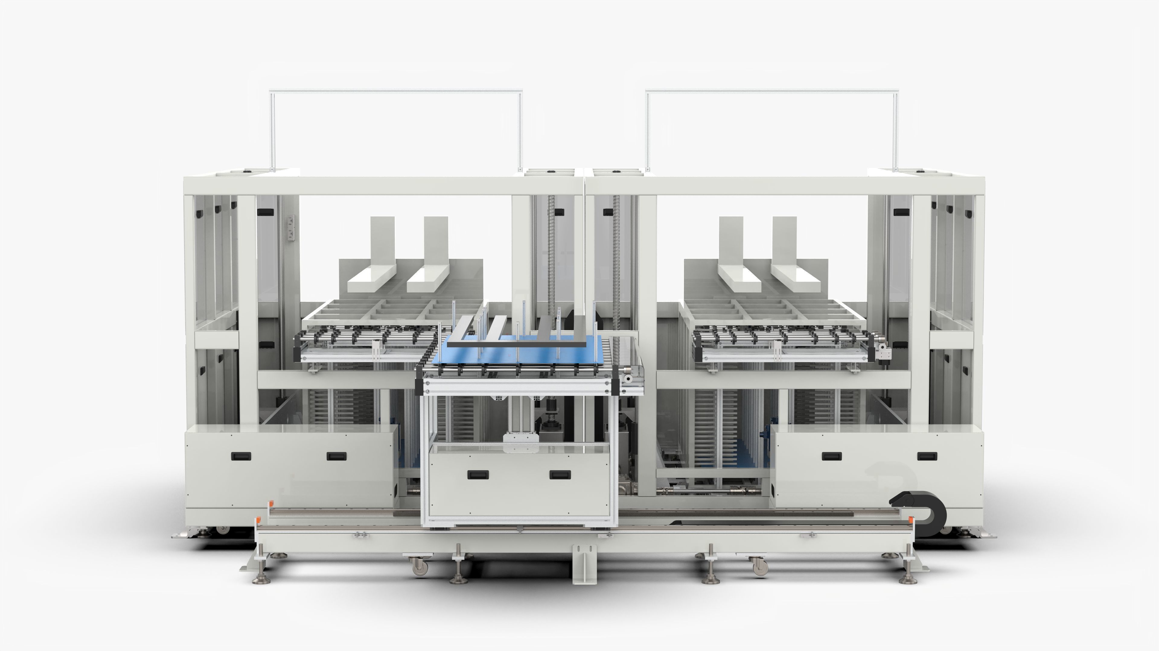 Automatic Panel Cassette Lifting and Transfer Machine 3D model_12