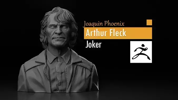 Joaquin Phoenix - Arthur Fleck - Joker 3D print model