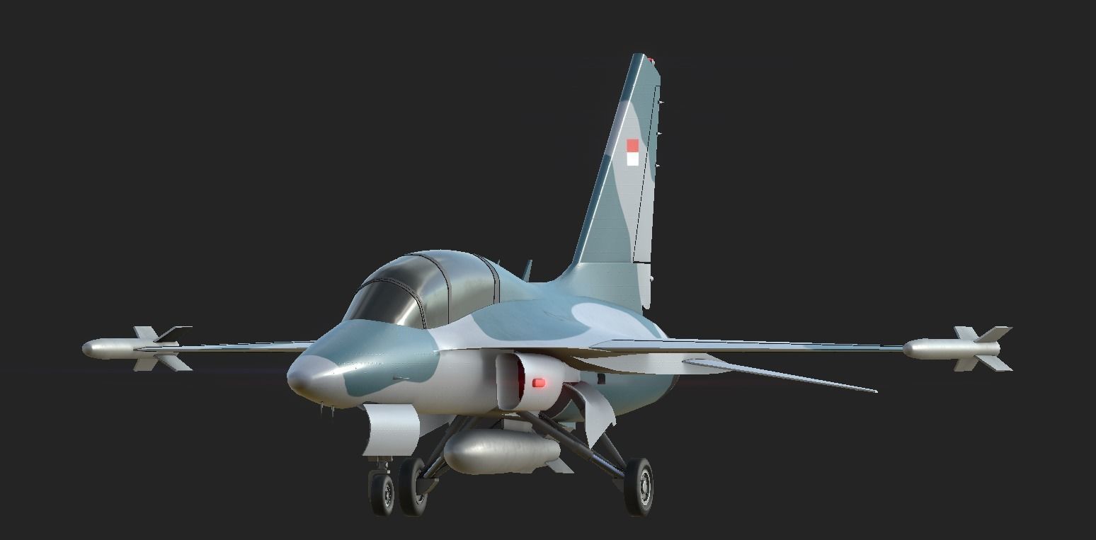 T-50 Golden Eagle 3D model_4