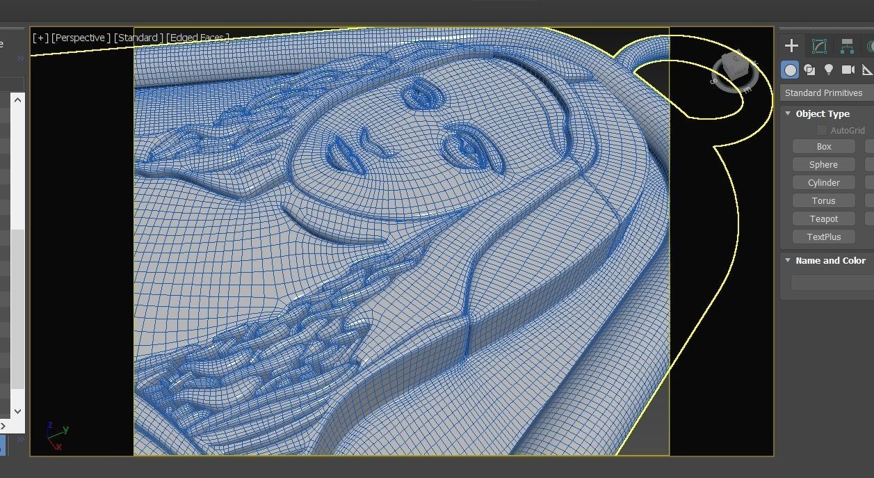 Mona Lisa PENDANT 3D print model_5