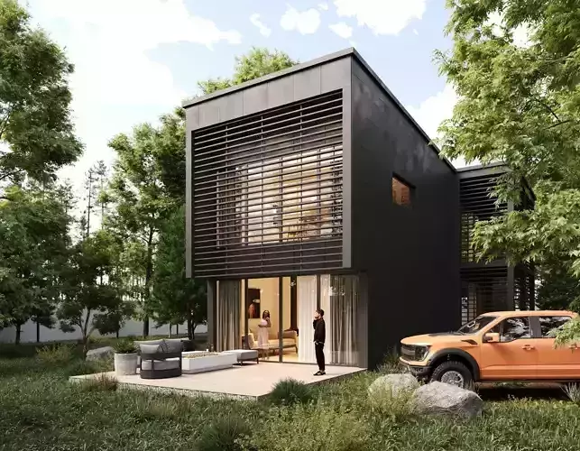 Exterior Design Facade 3D model