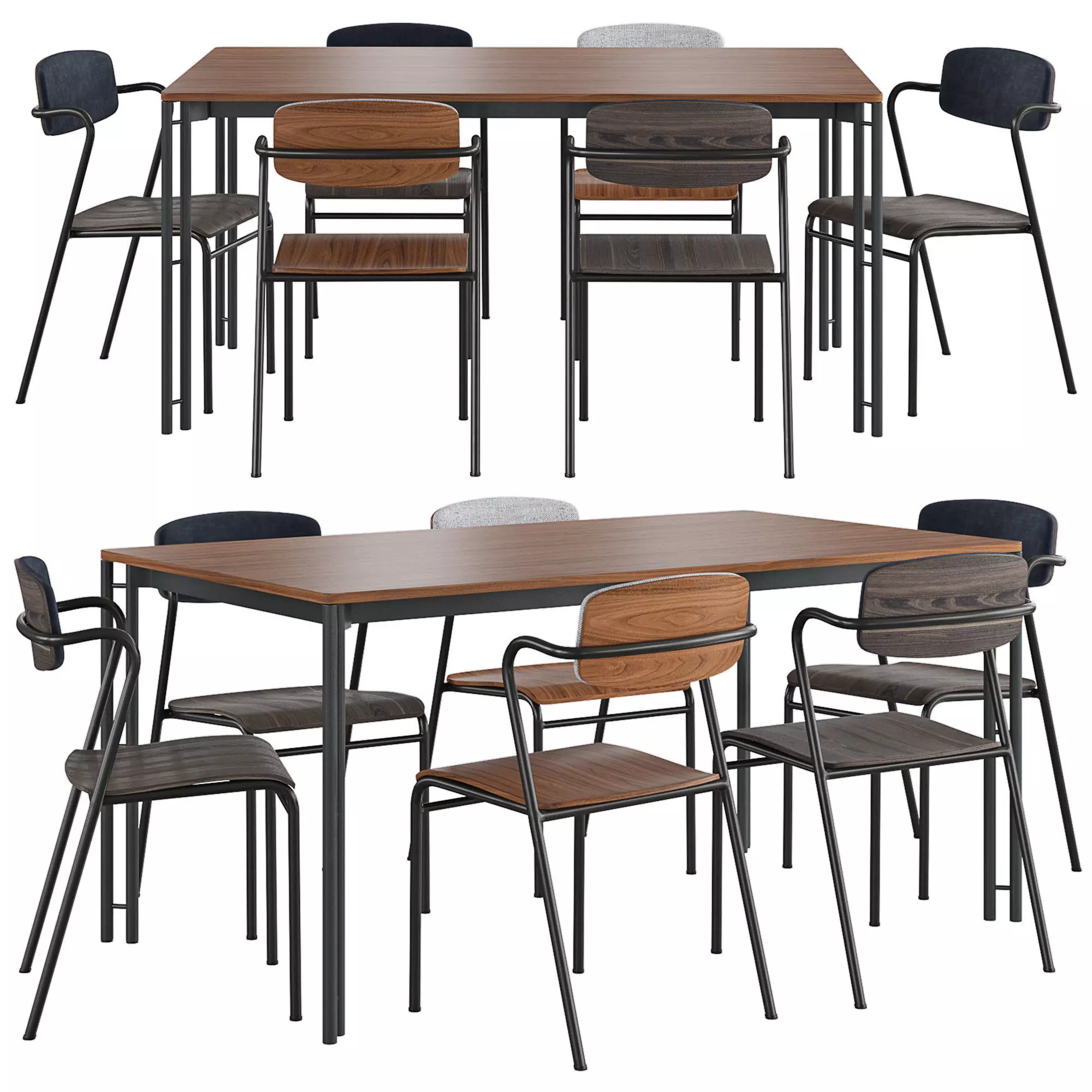 Table and Chair Mahon Norfort 3D model