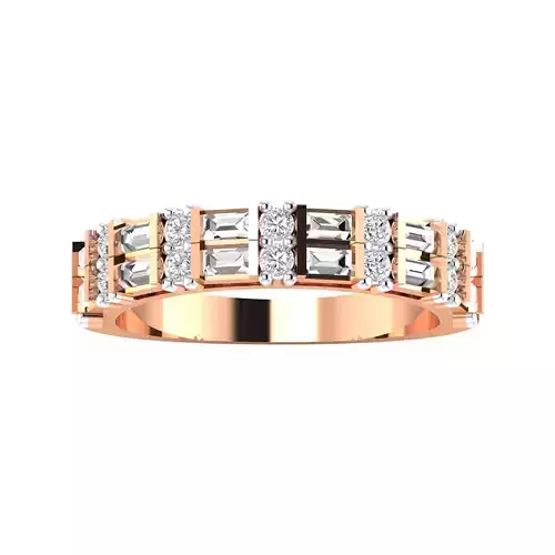 Women Band Ring STL OBJ FBX Renders Details