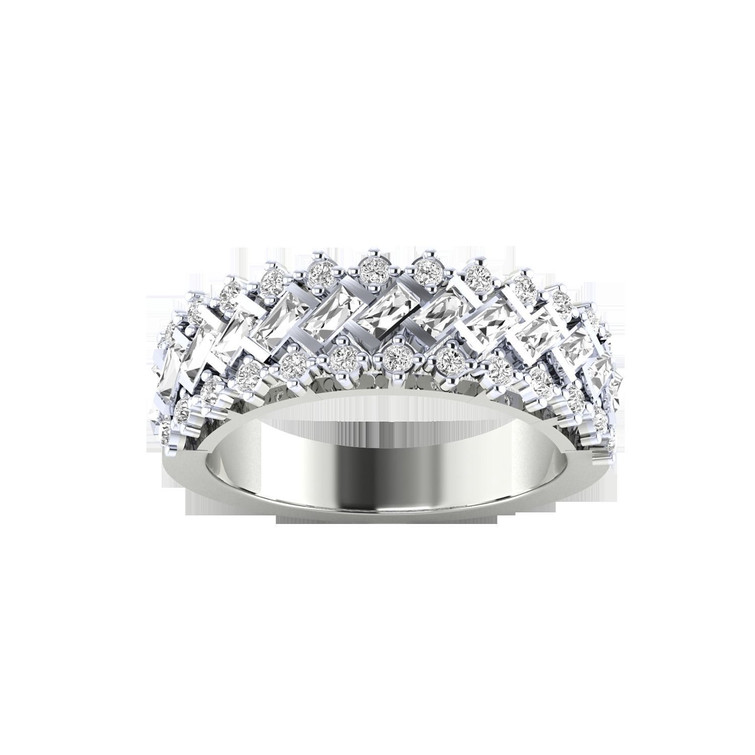 Women Band Ring STL OBJ FBX Renders Details 3D print model_15