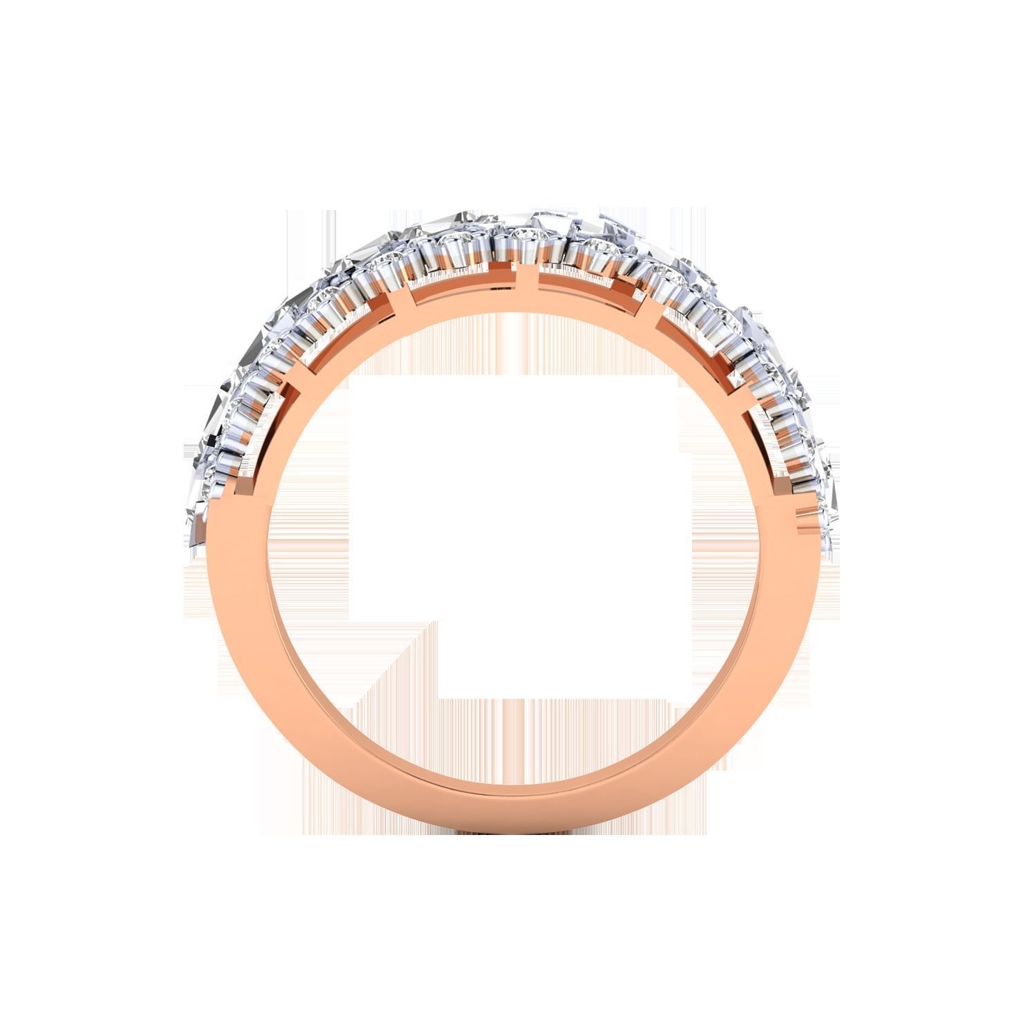 Women Band Ring STL OBJ FBX Renders Details 3D print model_21