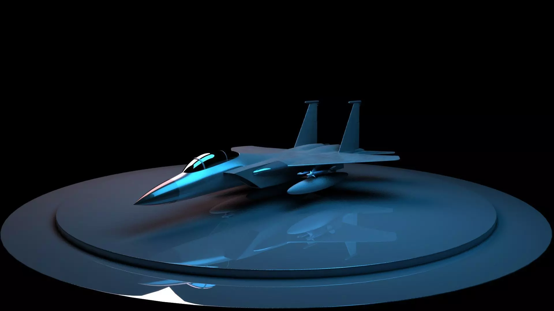 Jet f-15 3D model