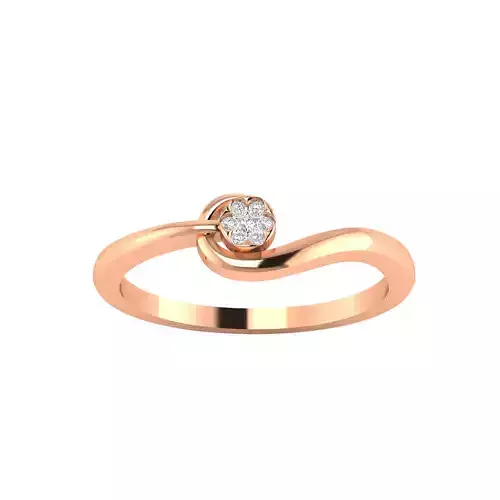 Women Solitaire Engagement Ring STL OBJ FBX Renders Details