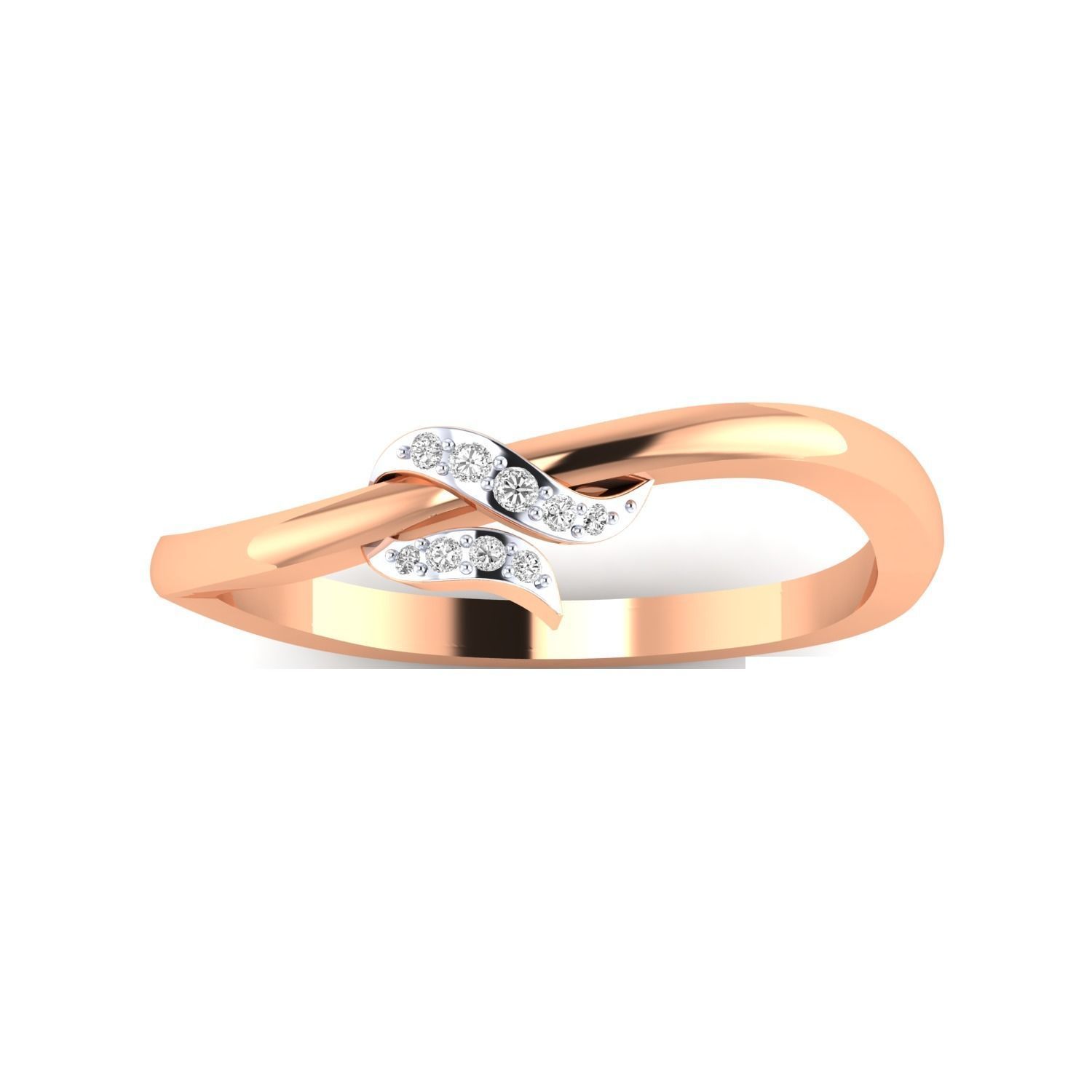 Women Wedding Engagement Ring STL OBJ FBX Renders Details 3D print model_5
