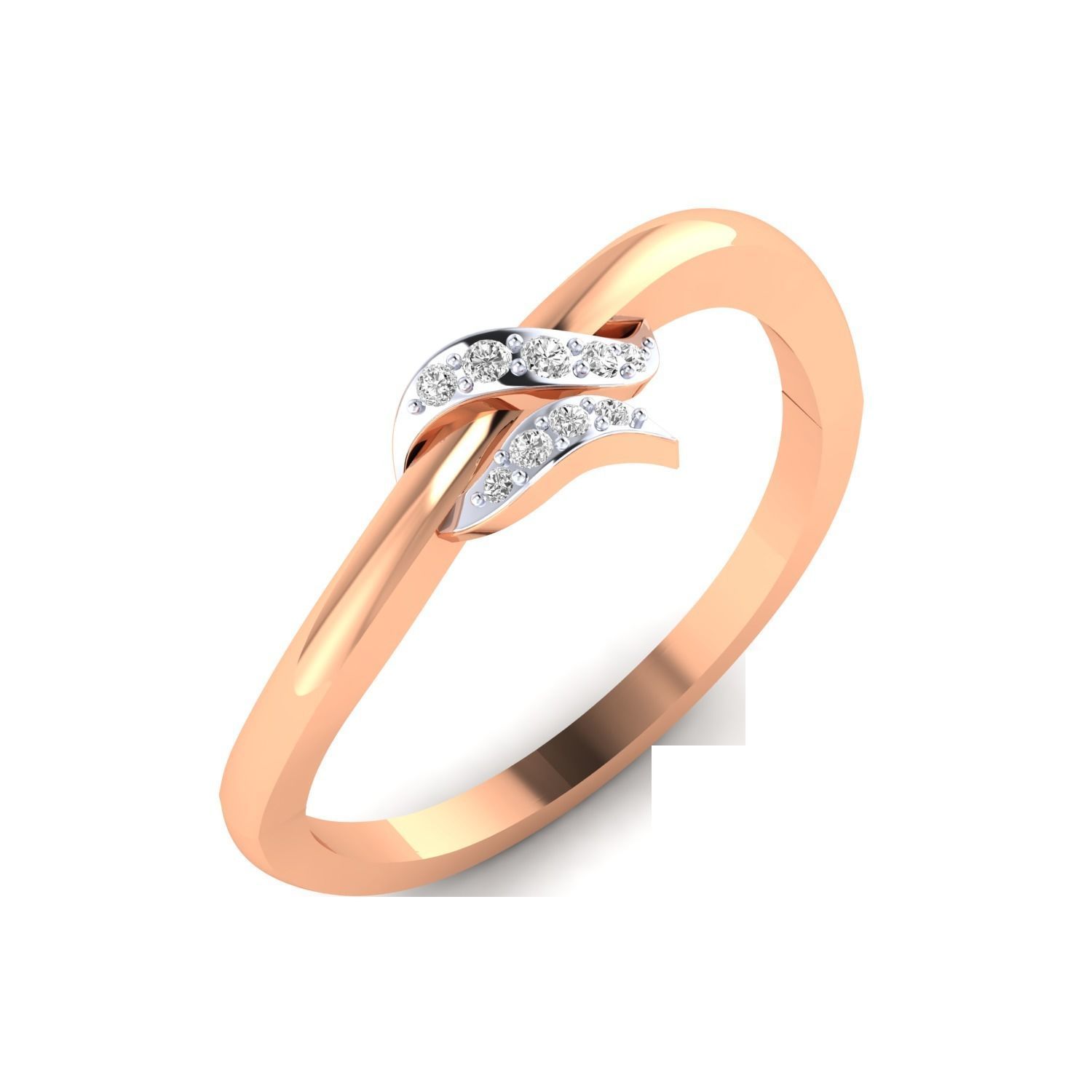 Women Wedding Engagement Ring STL OBJ FBX Renders Details 3D print model_2