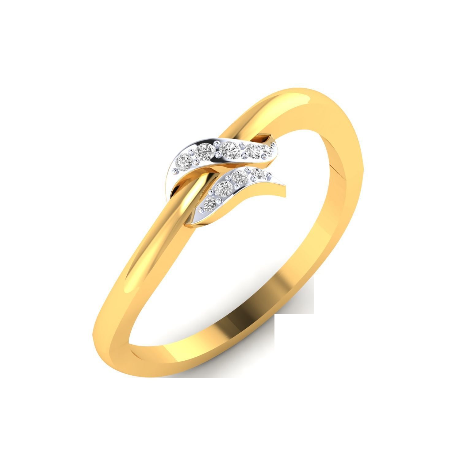 Women Wedding Engagement Ring STL OBJ FBX Renders Details 3D print model_17