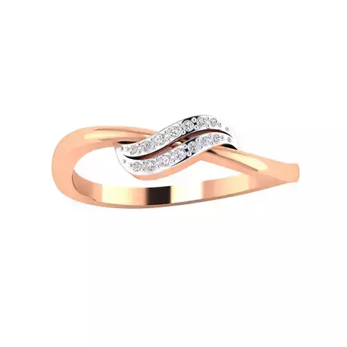 Women Wedding Engagement Ring STL OBJ FBX Renders Details