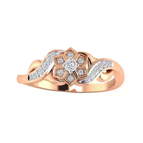  Women Heavy Ring STL OBJ FBX Renders Details