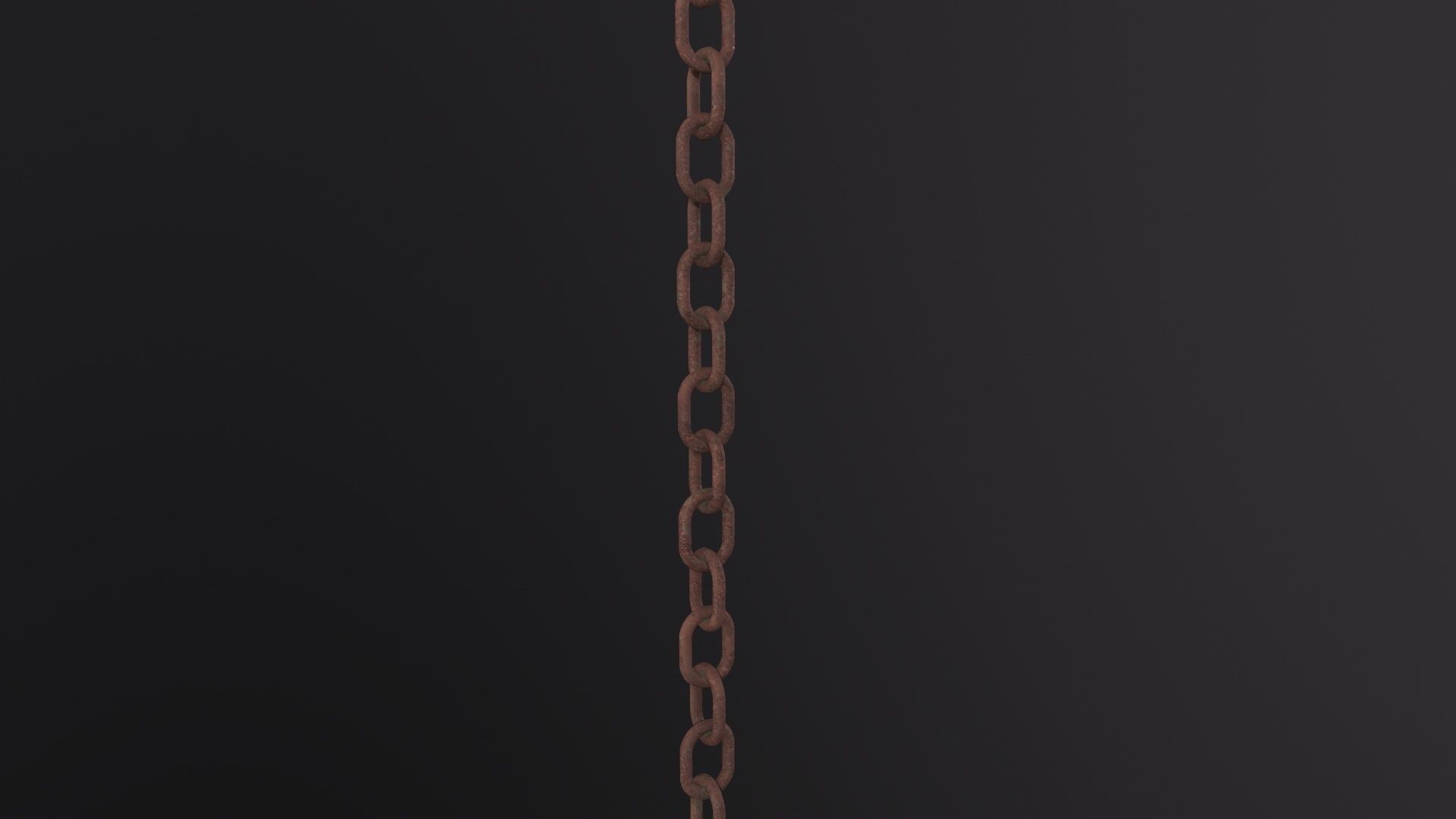 Old Chain with Hook 3D Model Low-poly 3D model_4