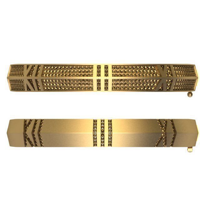 Bulgari bracelet 3D print model_1