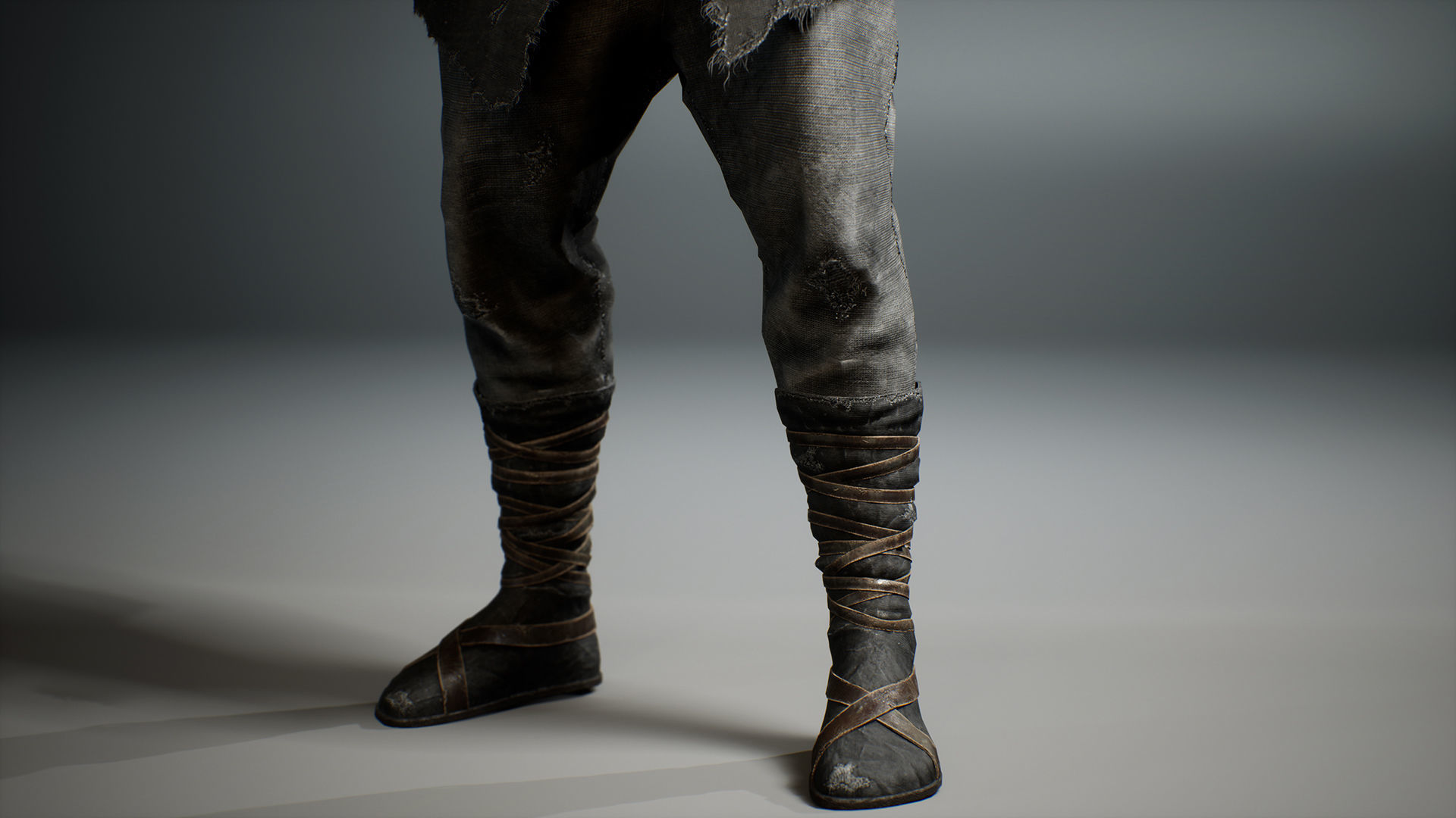 Assassin Omar Low-poly 3D model_7