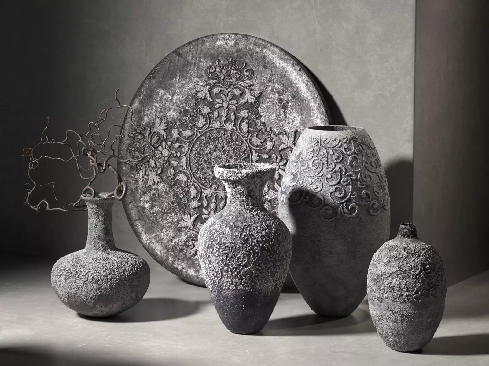 Atmosphere Impression Vases 3D model_0