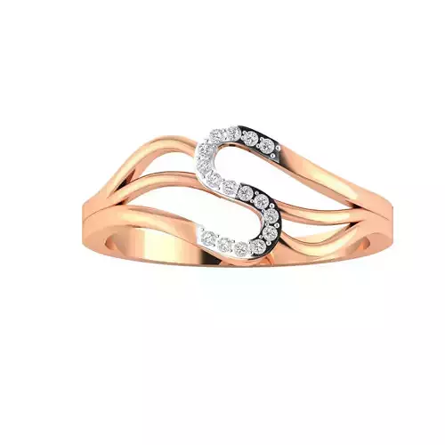 Women Wedding Engagement Ring STL OBJ FBX Renders Details