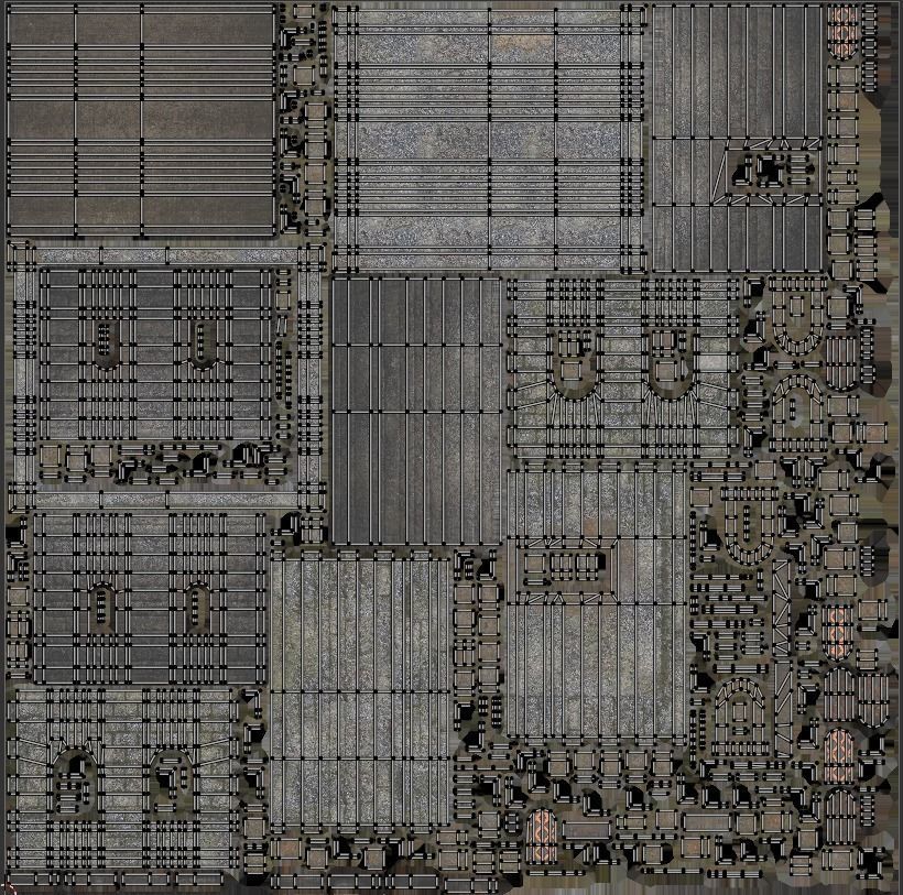 Medieval watchtower Low-poly 3D model_12