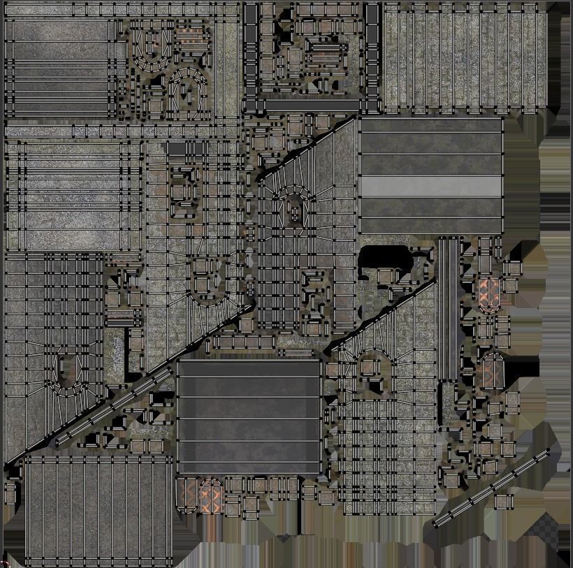 Medieval watchtower Low-poly 3D model_21