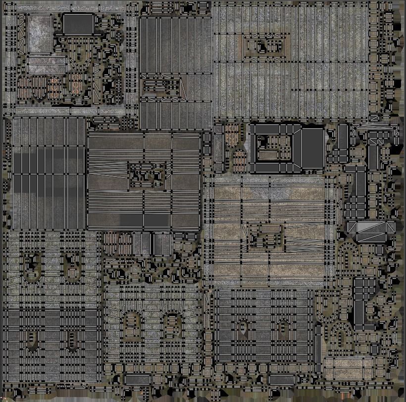 Medieval watchtower Low-poly 3D model_22