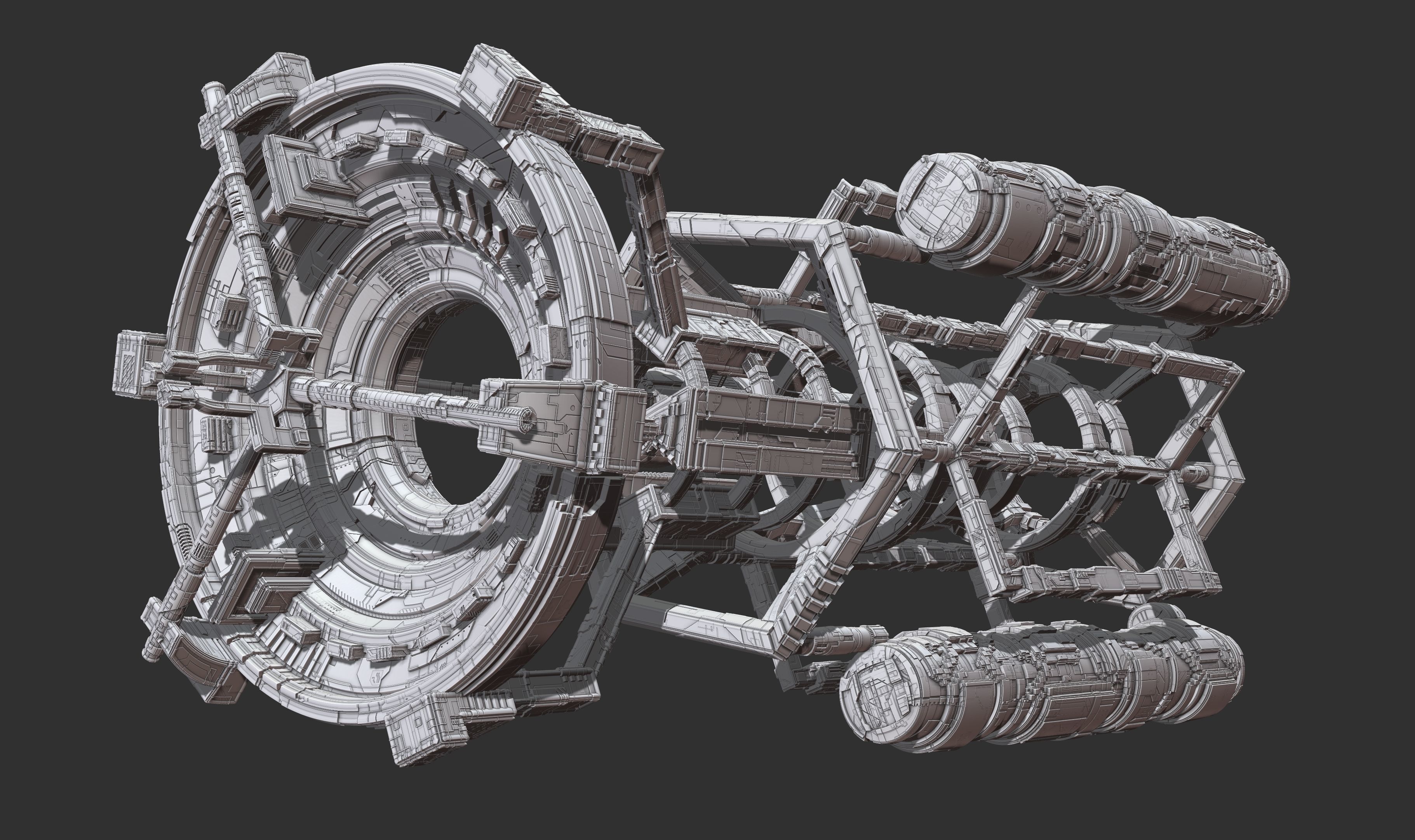 space equipment node 00199 3D model_8