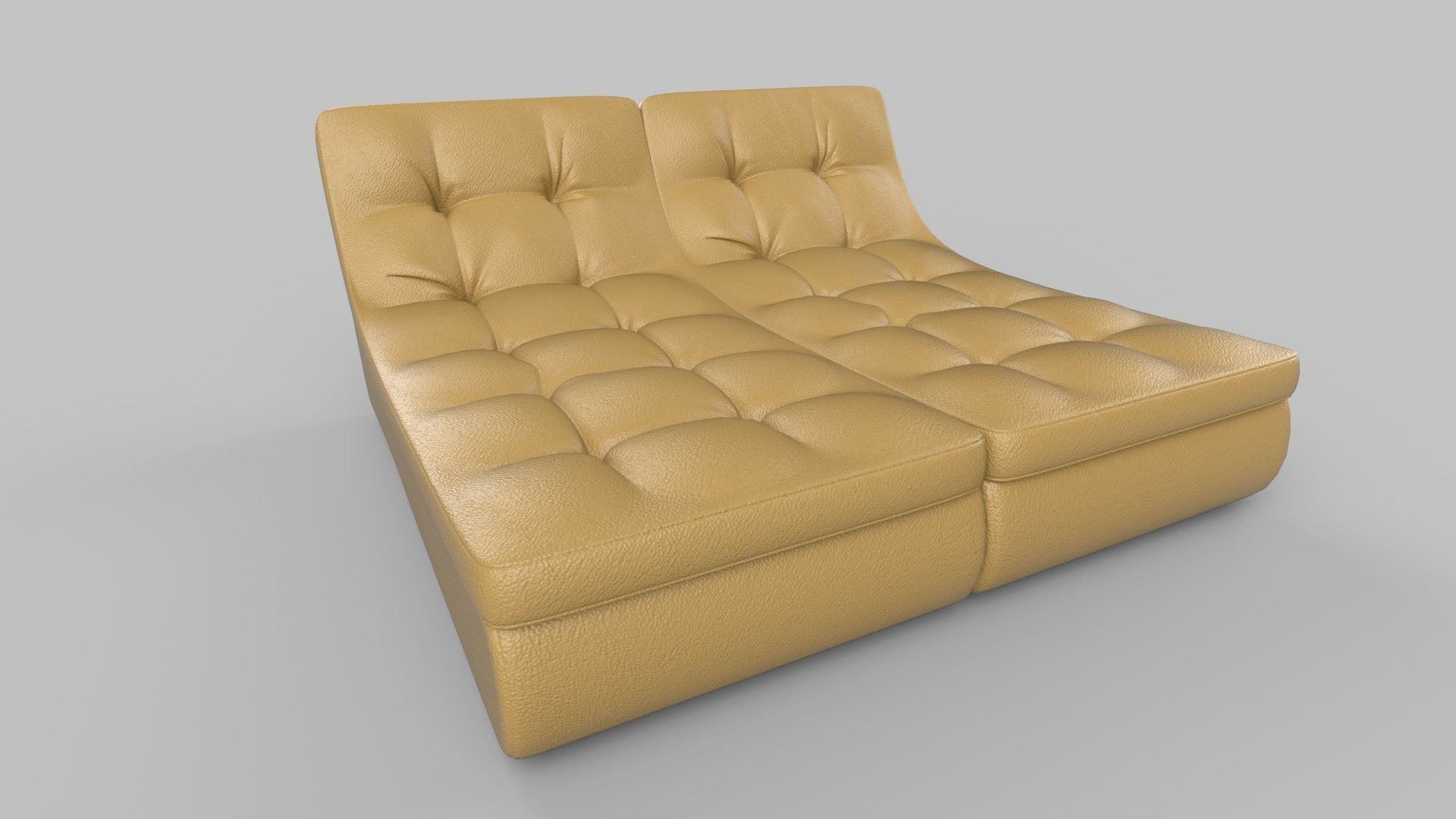 realistic sofa 3D model_2