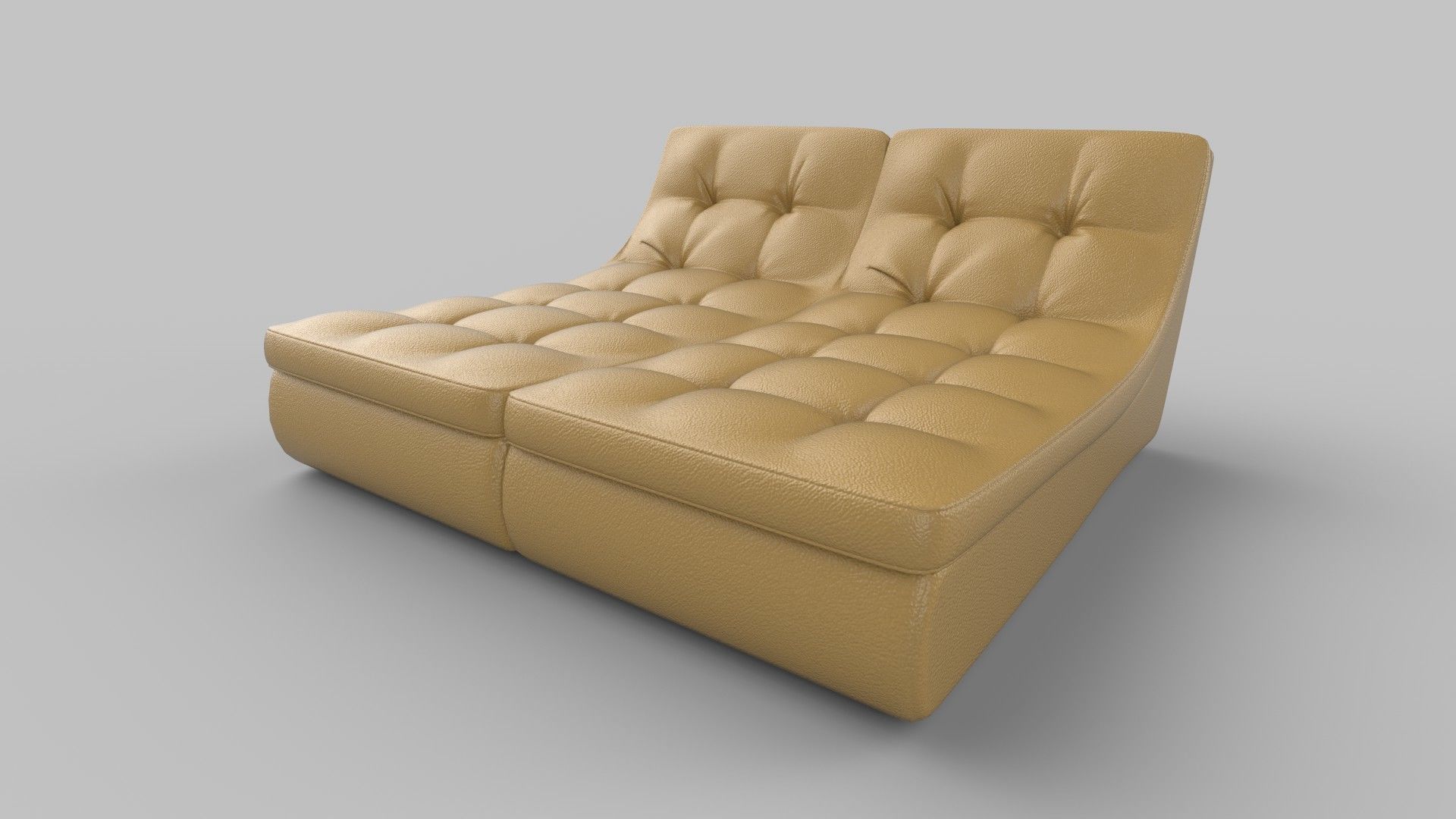 realistic sofa 3D model_1