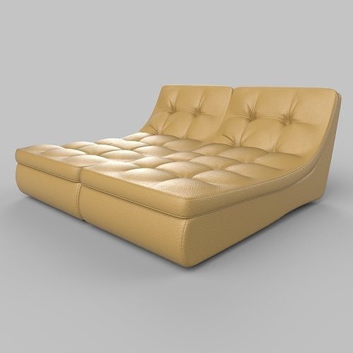 realistic sofa 3D model