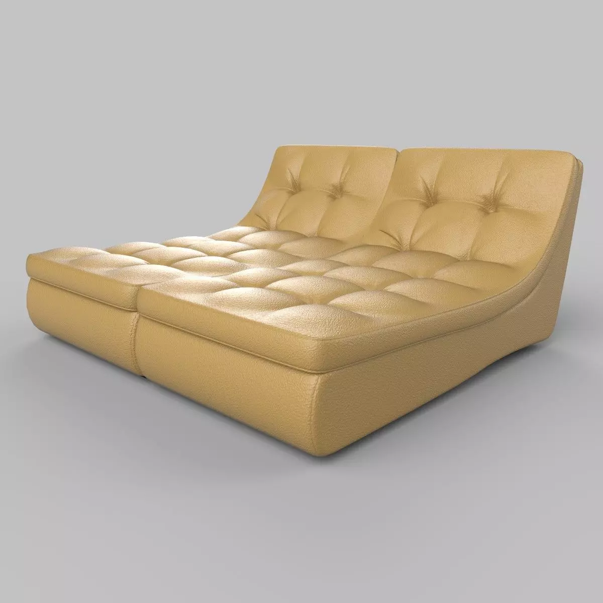 realistic sofa 3D model_0