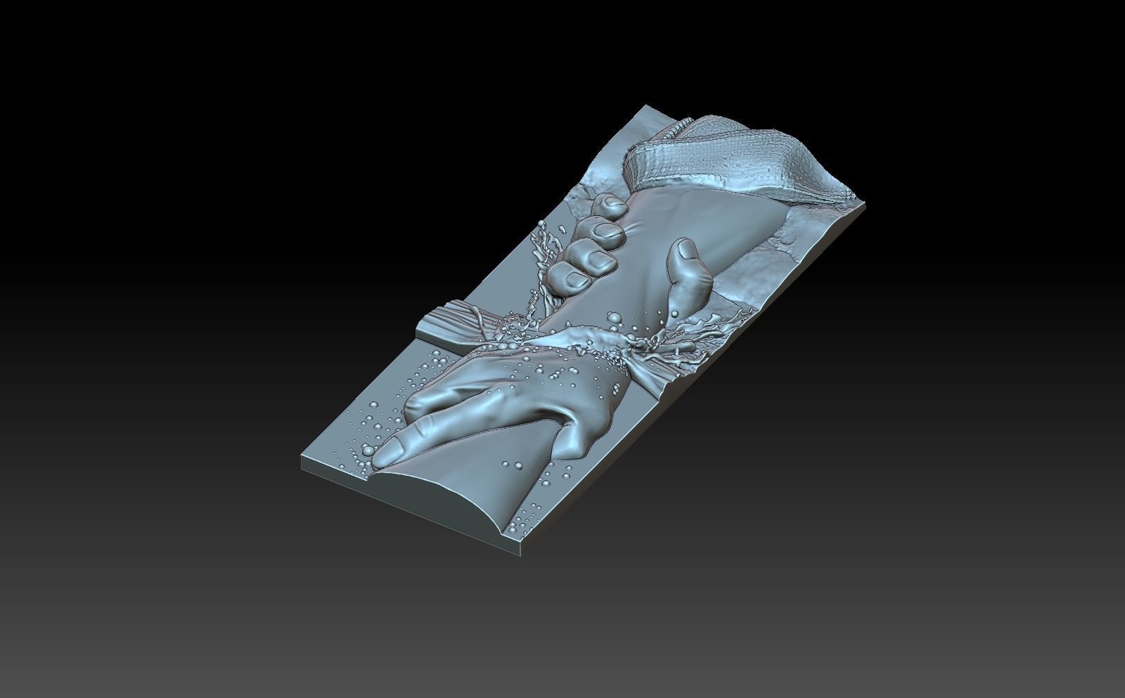 Helping hand 3D print model_7